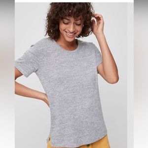 Aritzia Wilfred Free Divina Grey T-Shirt Size Small